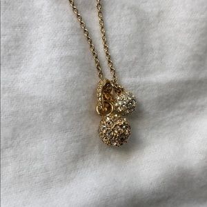 Swarovski necklace in gold